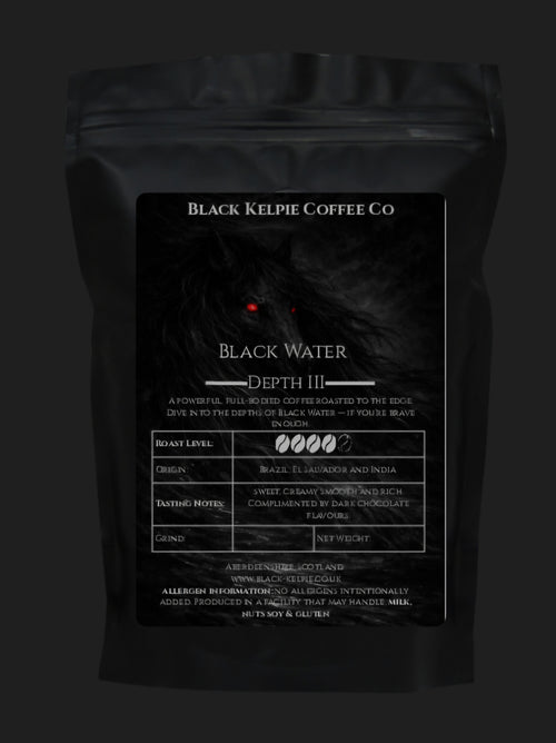 Black Water Coffee – Dark Roast, Full-Bodied